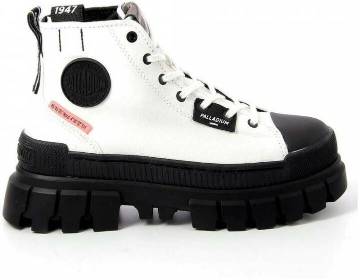 Palladium Revolt HI TX Dames Plateau Stiefel Boots Wit 97242-116-M