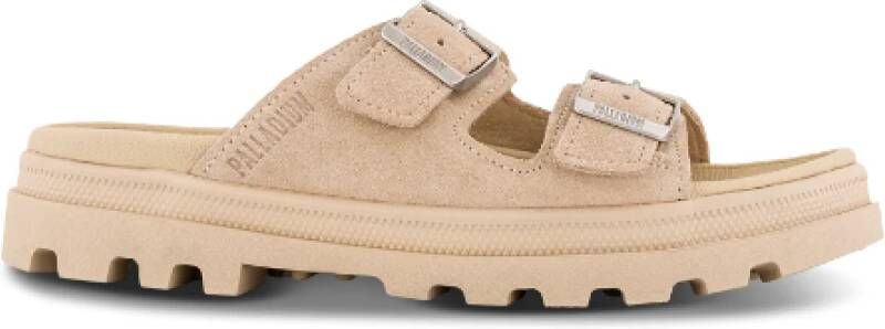 Palladium Beige Gesp Sandalen