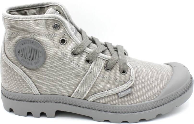 Palladium Canvas Veters Rubberen Zool Laars