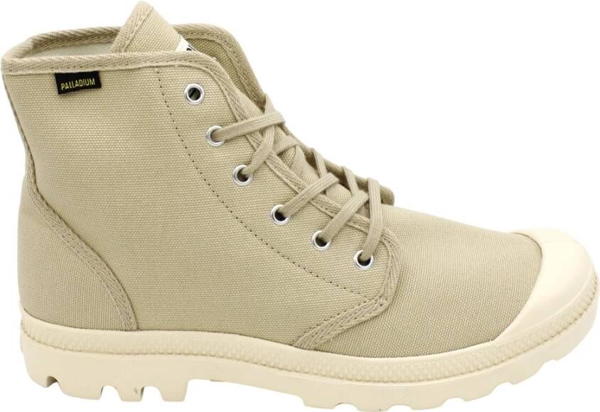 Palladium Canvas Veterschoen Rubberen Zool