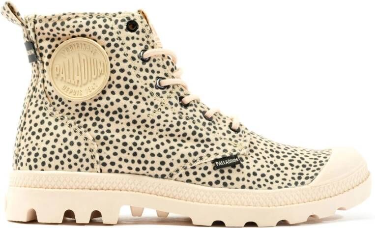 Palladium Pampa Hi Print Veterboots beige Canvas Dames - Foto 5