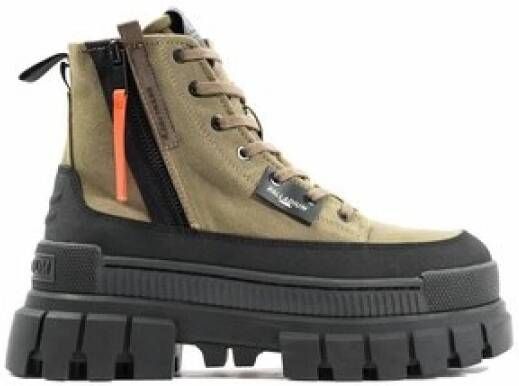 Palladium Dameslaarzen Revolt Boot Zip Tx Green Dames