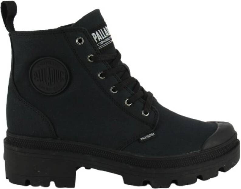 Palladium Pallabase Twill Boots Zwart Dames