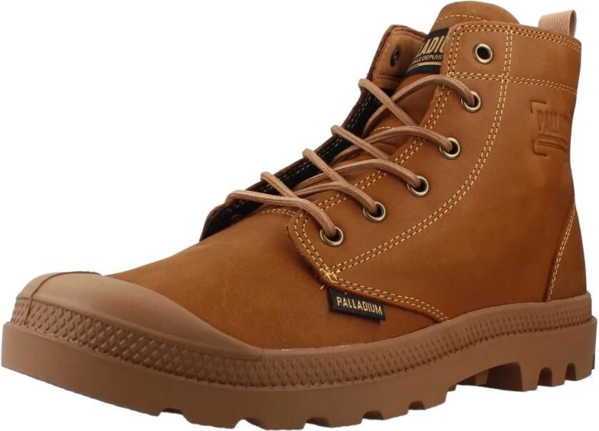 Palladium PAMPA ZIP LTH LEGACY Vrije tijd half-hoog Heren veterschoen Heren sneakers Cognac - Foto 4