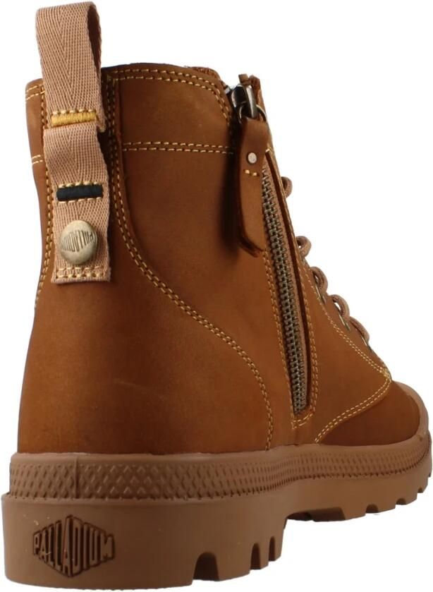 Palladium PAMPA ZIP LTH LEGACY Vrije tijd half-hoog Heren veterschoen Heren sneakers Cognac - Foto 3