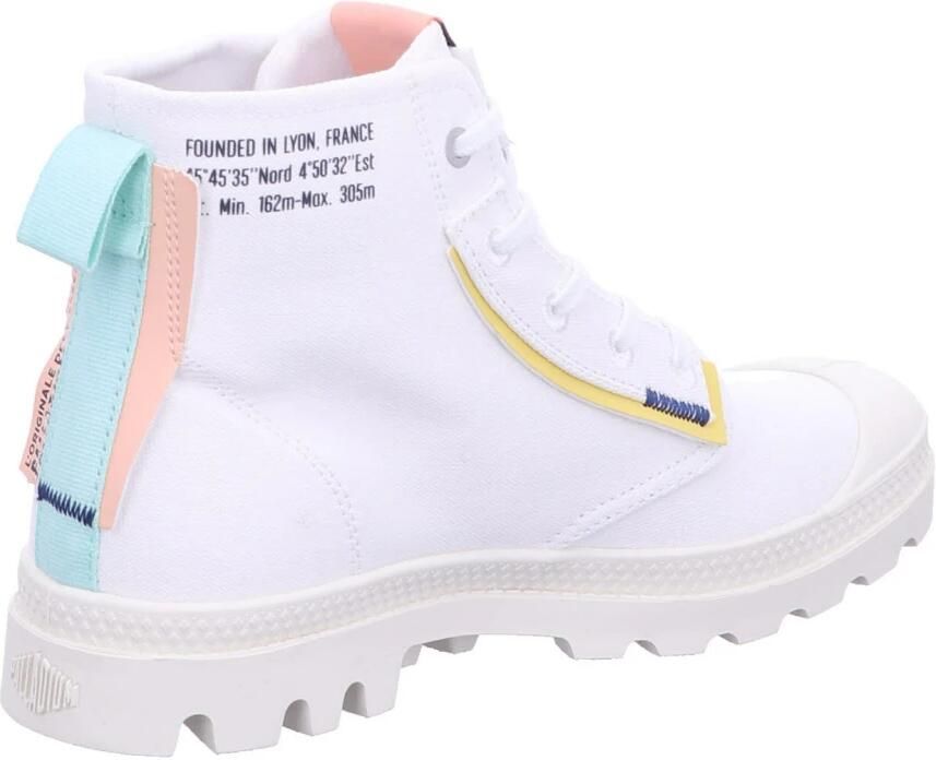 Palladium PAMPA~UNDERLAYER~~~~~~~~~~~~~~ Half-hoge schoenen Wit beige - Foto 6