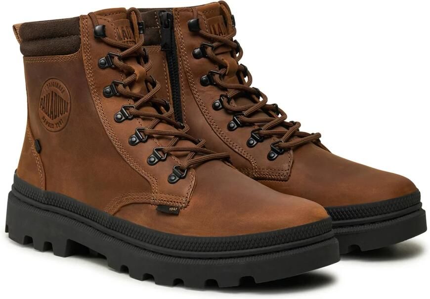 Palladium Pallatrooper HKR beewax brown Heren Veterschoenen Bruin