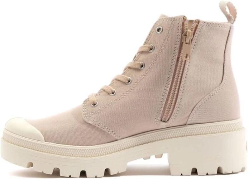 Palladium Dames schoenen 96907 Pallabase Twill Beige - Foto 3