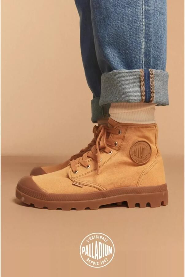 Palladium PAMPA~HIGH~M~~~~~~~~~~~~~~~~~~ Vrije tijd half-hoog Cognac - Foto 3