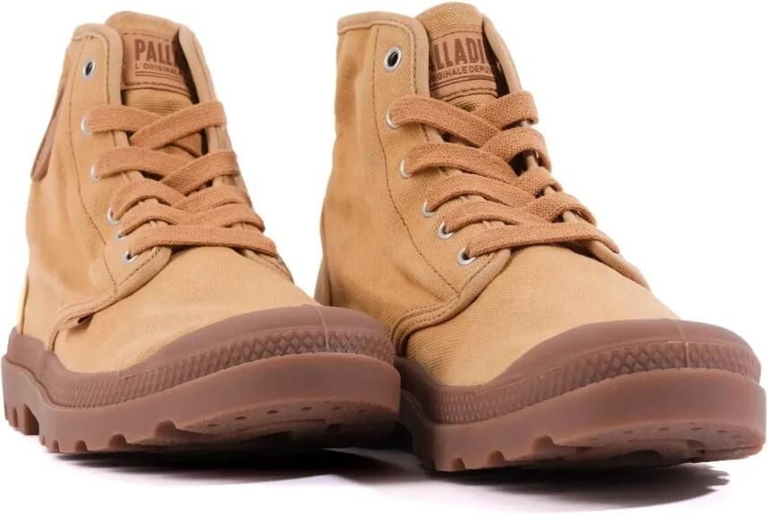 Palladium PAMPA~HIGH~M~~~~~~~~~~~~~~~~~~ Vrije tijd half-hoog Cognac - Foto 4