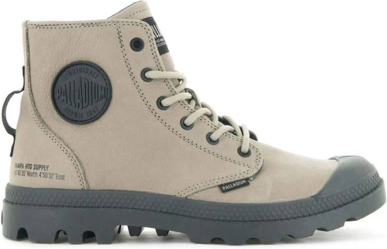 Palladium Pampa Hi Supply Leren Laarzen Beige Heren