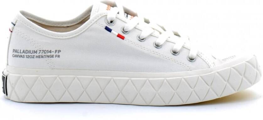 Palladium Canvas Vulcanized Rubber Sneakers White - Foto 8