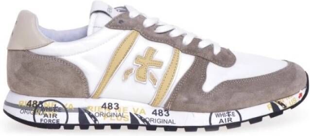 Premiata Eric beige contrast sneaker model Mick