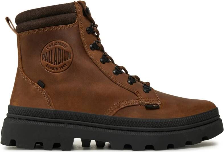 Palladium Pallatrooper HKR beewax brown Heren Veterschoenen Bruin - Foto 2