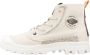 Palladium PAMPA UNDERLAYER Volwassenen Half-hoge schoenen Wit beige - Thumbnail 4