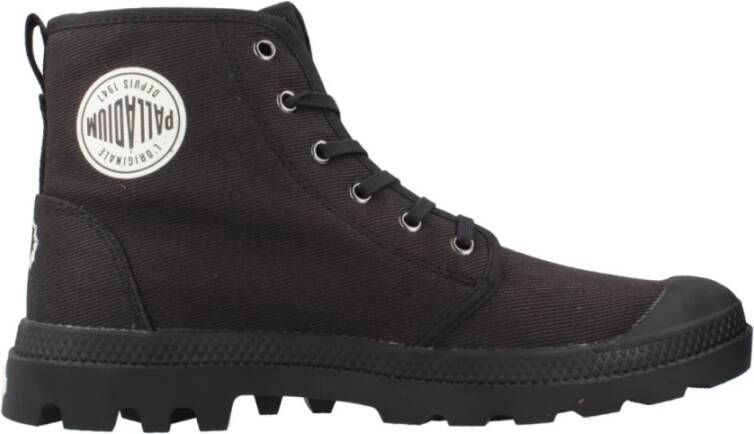 Palladium Veterschoenen STRANGER THINGS X PAMPA HELLFIRE Veterlaarzen van canvas met print - Foto 3