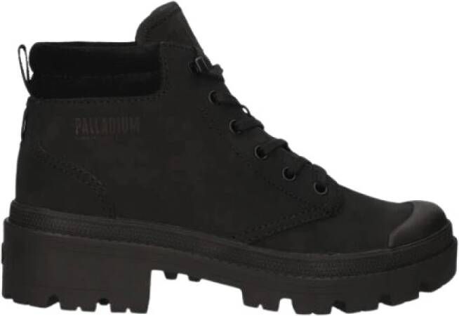 Palladium Lace-up Boots Zwart Dames