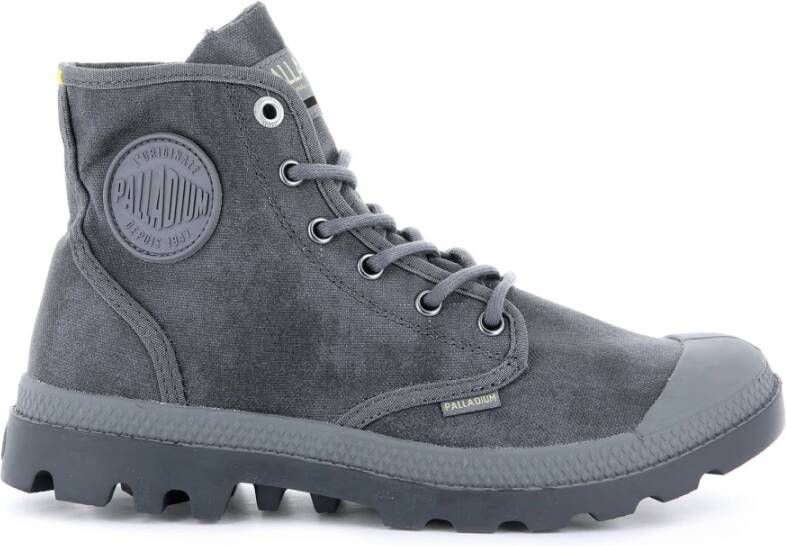 Palladium Wax Hi-Top Laarzen Grijs Unisex