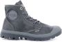 Palladium Wax Hi-Top Laarzen Grijs Unisex - Thumbnail 1