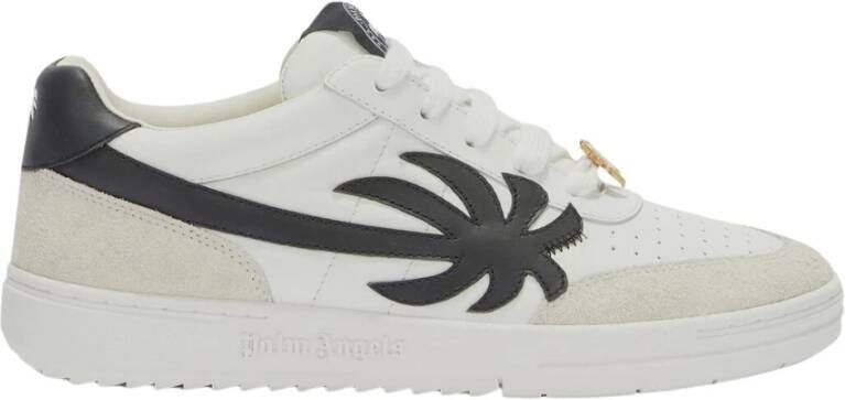 Palm Angels Palm Beach University sneaker van leer met suède details