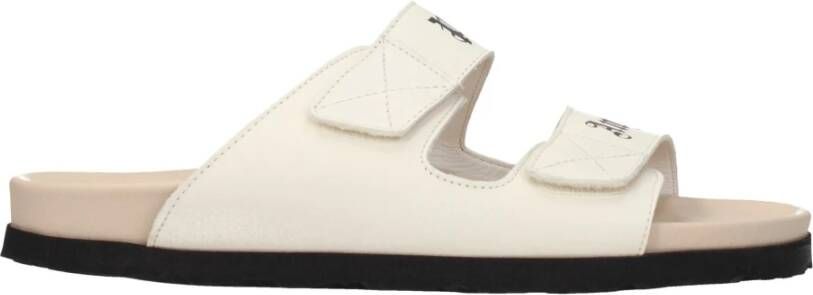 Palm Angels Sliders voor heren Modern ontwerp hoogwaardige stof White Heren
