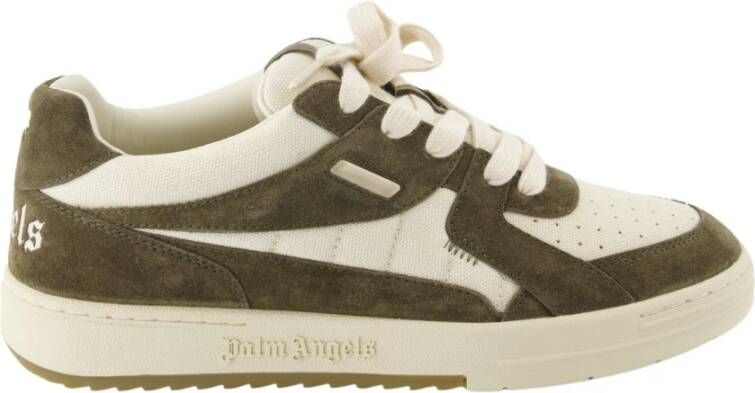Palm Angels Witte en Donkergrijze Universiteitssneakers White