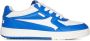 Palm Angels Blauwe Sneakers met Wit Leren Bovenwerk Blue Heren - Thumbnail 1