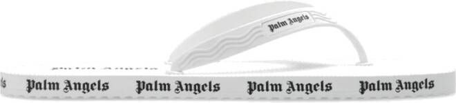 Palm Angels Rubberen instap slippers voor dames White Dames