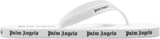 Palm Angels Stijlvolle zomerse slippers voor vrouwen White Dames