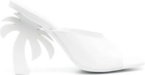 Palm Angels Heeled Mules Wit Dames