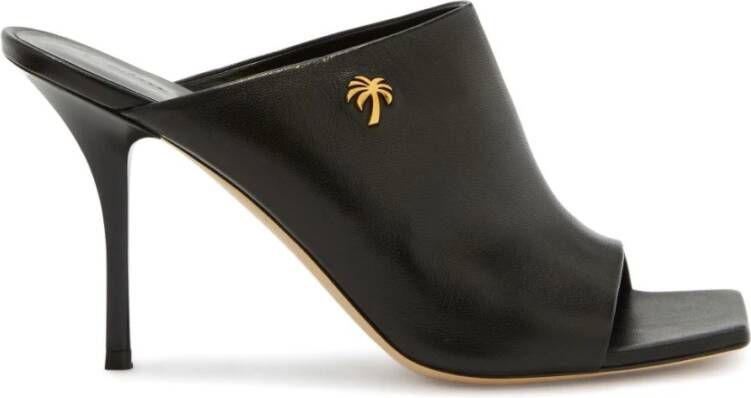 Palm Angels Heeled Mules Zwart Dames