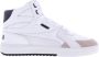 Palm Angels University sneaker van leer met suède details - Thumbnail 1