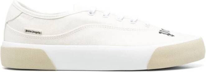 Palm Angels Hoogwaardige witte sneakers voor heren White Heren