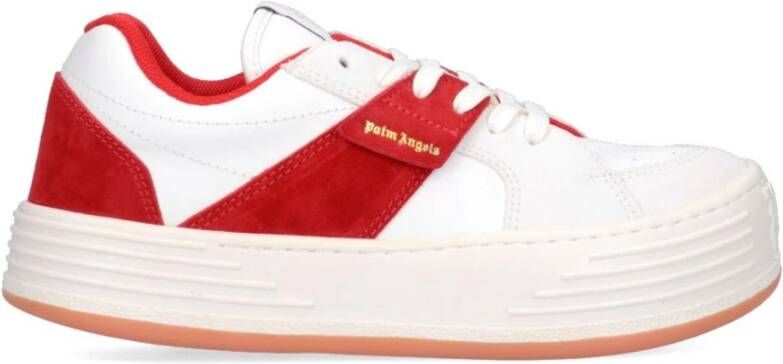 Palm Angels Leren Logo Sneakers