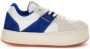 Palm Angels Blauwe Leren Logo Sneakers Multicolor Heren - Thumbnail 1