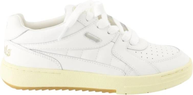 Palm Angels Leren Veterschoenen White Dames