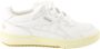 Palm Angels Vetersluiting Leren Sneakers White Dames - Thumbnail 5