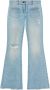 Palm Angels Lichtblauwe Bootcut Jeans - Thumbnail 1