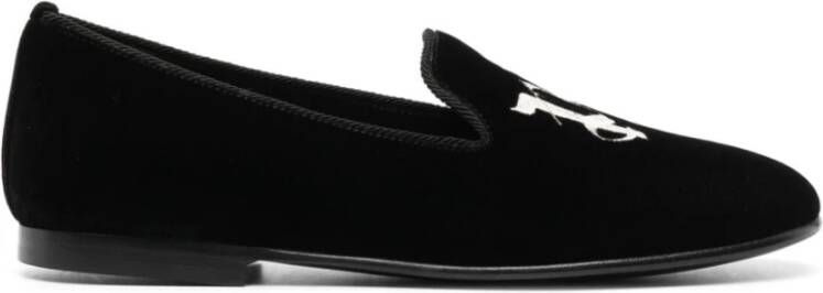 Palm Angels Zwarte platte schoenen Black Dames