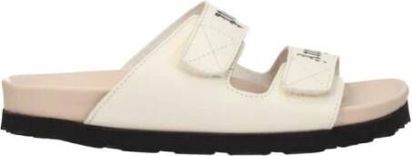 Palm Angels Logo Sluiting Leren Sandalen
