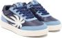 Palm Angels Navy Blauwe Veterschoenen met Platte Zool - Thumbnail 1