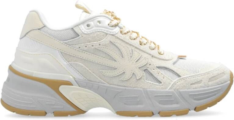 Palm Angels Beige Sneakers Chic Style Beige Dames