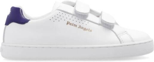 Palm Angels Kids Palm One sneakers met klittenband Wit