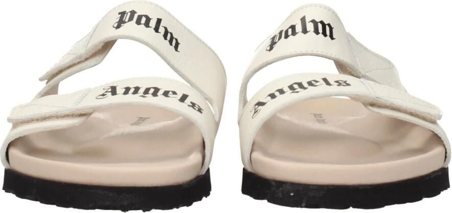 Palm Angels Sliders voor heren Modern ontwerp hoogwaardige stof White Heren