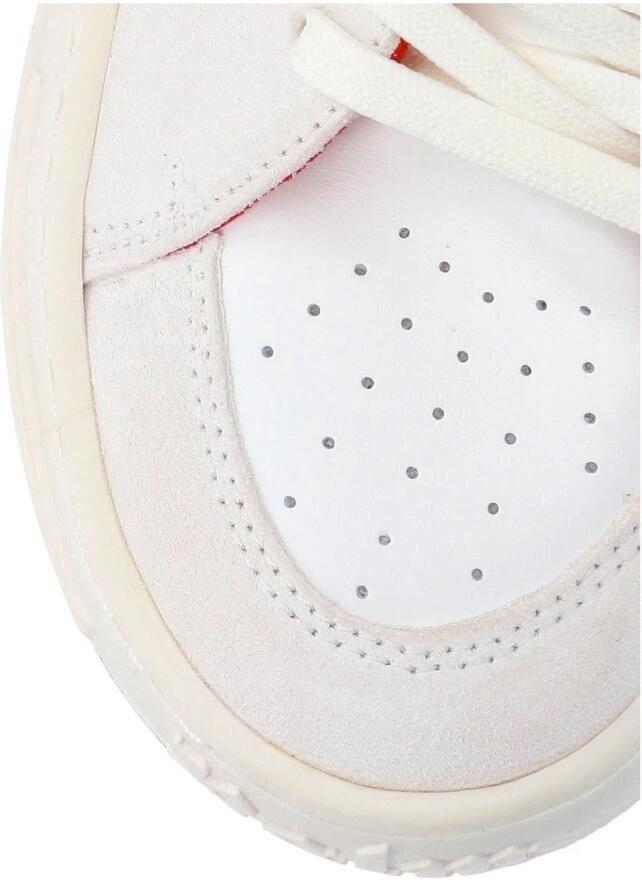 Palm Angels Rode Leren Sneakers Verhogen Stijl Multicolor Heren - Foto 2