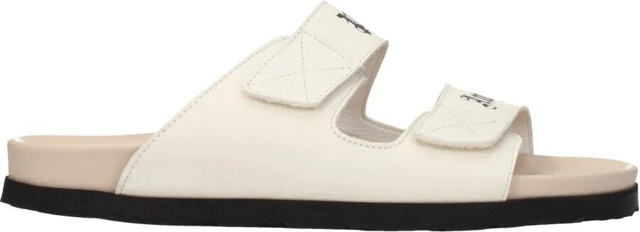 Palm Angels Sliders voor heren Modern ontwerp hoogwaardige stof White Heren - Foto 3