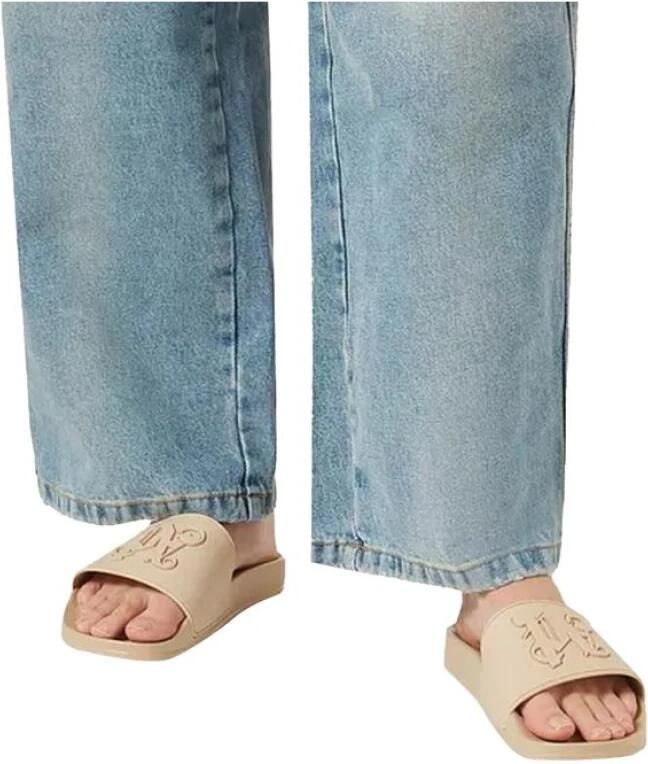 Palm Angels Stijlvolle Slide Sandalen voor Casual Dragen