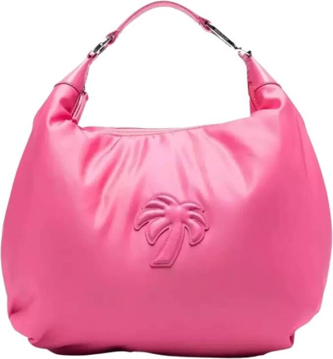 Palm Angels Roze Palmboom Applicatie Handtas