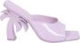 Palm Angels Lila Hakken Muiltjes met Ritssluiting Purple Dames - Thumbnail 1