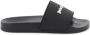 Palm Angels Slippers & Mules Dames Essential Logo Slider Zwart in zwart - Thumbnail 6